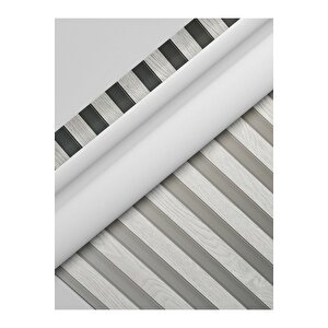 Sf 608 Gümüş Renkli Lambri Desenli Ahşap Görünümlü Yapışkanlı Folyo