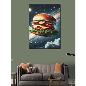 Kanvas Tablo Uzay Burger 100x140 cm