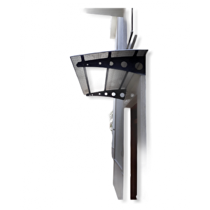 Metal Taşıyıcılı Kapı Üstü Pratik Sundurma 180x80 Cm Md1
