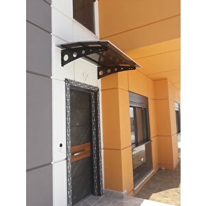 Metal Taşıyıcılı Kapı Üstü Pratik Sundurma 230x80 Cm Md1