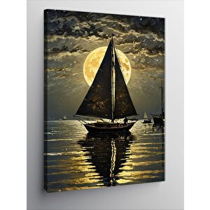 Kanvas Tablo Yalnız Yelken 100x140 cm