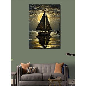 Kanvas Tablo Yalnız Yelken 100x140 cm