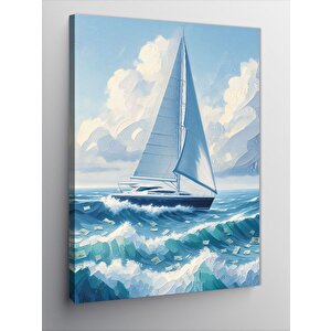 Kanvas Tablo Yelkenli 50x70 cm