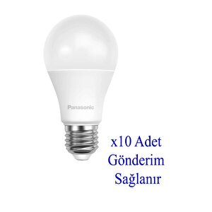 8,5w (60w) Led Ampul 2700k - Sarı Işık 10 Adet Tasarufflu Lamba