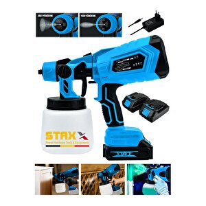 Yüksek Basınçlı Boya Ilaç Dezenfektan Püskürtme Makinesi Şarjlı Akülü Sprey Boya Tabancası Bakır