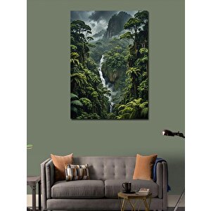 Kanvas Tablo Yağmur Ormanları 100x140 cm