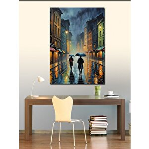 Kanvas Tablo Yağmurlu Sokak 50x70 cm