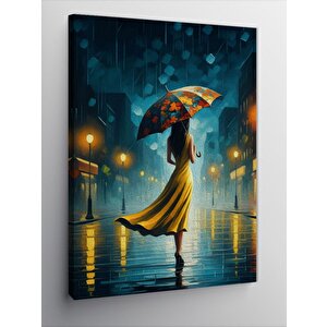 Kanvas Tablo Yağmurlu Akşam 100x140 cm