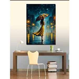 Kanvas Tablo Yağmurlu Akşam 100x140 cm