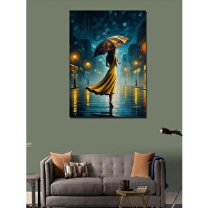 Kanvas Tablo Yağmurlu Akşam 100x140 cm