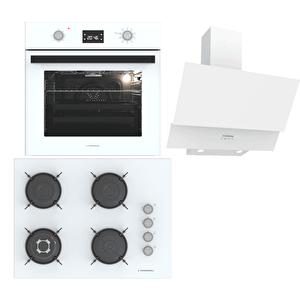 Ankastre Set (bo O6555c W + Bh P7194c W + Ch C6532c Ww)