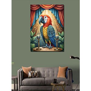 Kanvas Tablo Papağan Konuşmacı 70x100 cm
