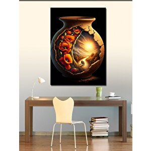 Kanvas Tablo Kürede Kaplan 100x140 cm