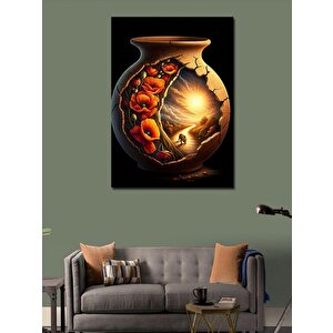 Kanvas Tablo Kürede Kaplan 70x100 cm