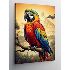 Kanvas Tablo Papağan 50x70 cm