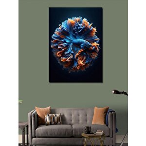 Kanvas Tablo Soyut Balık 50x70 cm