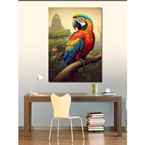 Kanvas Tablo Papağan 70x100 cm