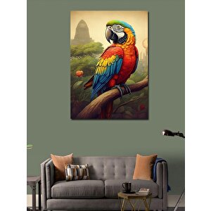 Kanvas Tablo Papağan 70x100 cm