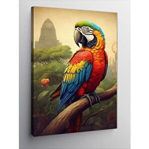 Kanvas Tablo Papağan 50x70 cm