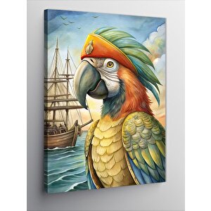 Kanvas Tablo Papağan 100x140 cm