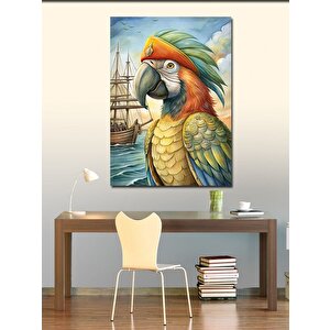 Kanvas Tablo Papağan 100x140 cm