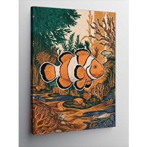 Kanvas Tablo Balık Dünyası 50x70 cm