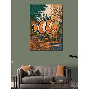Kanvas Tablo Balık Dünyası 100x140 cm