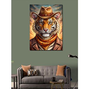 Kanvas Tablo Kovboy Kaplan 100x140 cm
