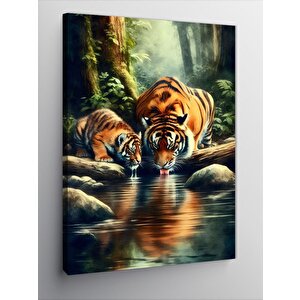 Kanvas Tablo Suda Kaplan 70x100 cm