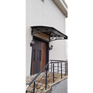 Metal Taşıyıcılı Kapı Üstü Pratik Sundurma 270x120 Cm Md2
