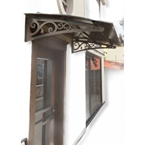 Metal Taşıyıcılı Kapı Üstü Pratik Sundurma 240x120 Cm Md2
