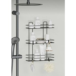 3 Katlı Yapışkanlı Banyo Düzenleyici Paslanmaz
