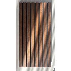 Akustik Duvar Paneli / 30x60 Cm / Ceviz / 1 Adet