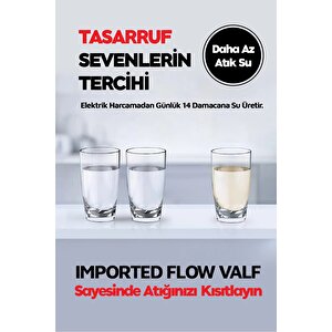15 Aşamalı Avrupai Musluklu 8 L Çelik Tanklı Su Arıtma Cihazı
