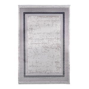 Halı Diamond 1013 Gri Serisi Akrilik Salon Oturma Yatak Odası Halısı 200x290 cm