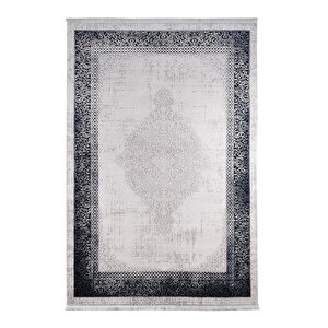 Halı Diamond 1014 Mavi Serisi Akrilik Salon Oturma Yatak Odası Halısı 160x230 cm