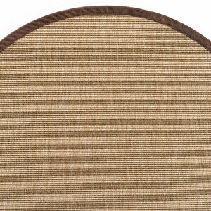 Madrid M310 Hav Toz Vermez Silinebilir Hasır Dokulu İnce Düğüm İthal Yuvarlak Sisal Halı 100x100 cm