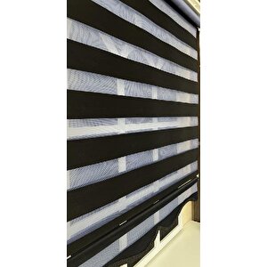 Zebra Stor Perde Siyah Etek Dilimli Stb-400-v15