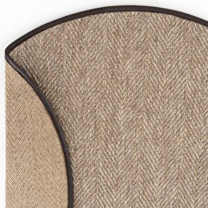 Cool Halı Boston M360 Hav Toz Vermez Hasır Dokulu Balıksırtı Desenli İthal Yuvarlak Sisal Halı