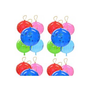 25 Pcs Rgb Punch Balloon 25 Adet Yüksek Kali̇te Lasti̇kli̇ Balon Punch 45 Cm Balon Baskili İtalyan Mali