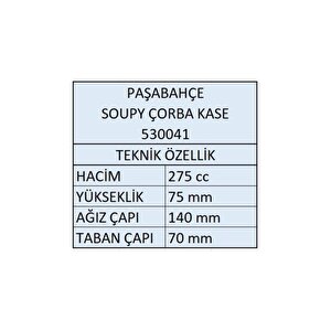 Paşabahçe Çorba Sütlaç Pudding Kasesi - Cam Sunum Kase 6 Lı 530041