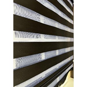 Zebra Stor Perde Siyah Etek Dilimli Stb-400-v15 180x260 cm