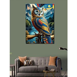 Kanvas Tablo Desenli Papağan 70x100 cm