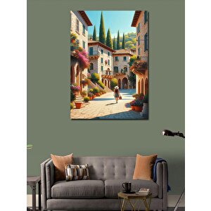 Kanvas Tablo Akdeniz Sokak 50x70 cm
