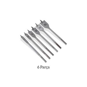 6 Parça Yaprak Matkap Ucu Ahşap Delme Takımı