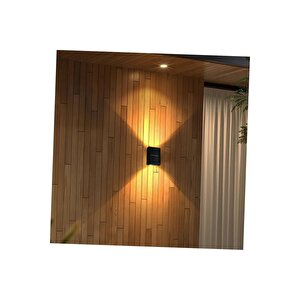 4 Adet Güneş Enerjili Led Su Geçirmez Modern Solar Aplik Işık Duvar Aydınlatması