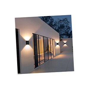 4 Adet Güneş Enerjili Led Su Geçirmez Modern Solar Aplik Işık Duvar Aydınlatması