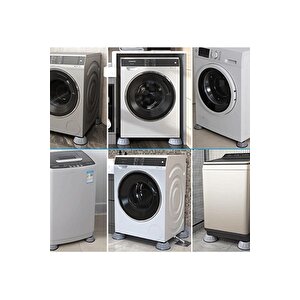 Çamaşır Makinesi Titreşim Engelleyici Stoper Gri 4'lü Set
