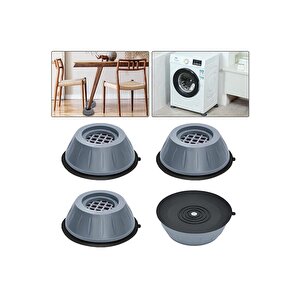4 Lü Set Çamaşır Makinesi Sarsıntı Titreşim Ses Önleyici Kaydırmaz Ayak