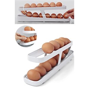 2 Katlı Otomatik Buzdolabı Yumurta Standı
